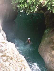 The mouth of the underground river