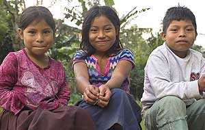 Children of coffee farmers
