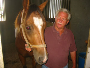 Dave Rhea, the manager at Mandolynn Hill Farm, has nearly 40 years of experience breeding and training horses. 