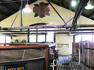 The mash tubs at Four Roses