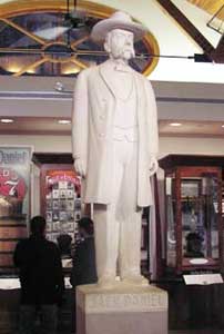 The man himself – Jack Daniel’s statue in the museum at the distillery