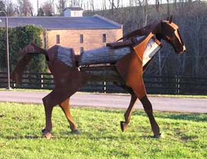 A stately mare at Woodford Reserve