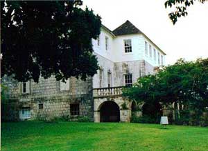 The balcony from which Annie Palmer viewed torture and executions