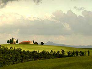 The Tuscan countryside