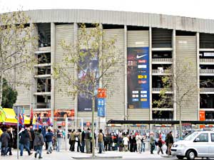 Camp Nou, home of FC Barcelona