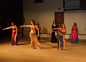 Choreography practice for belly dancing