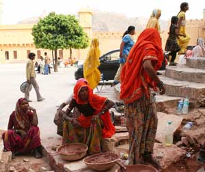 Restorations at the Amber Fort