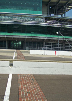 A reminder that the Speedway was once pave with bricks