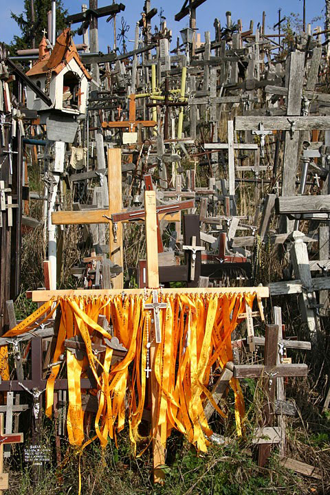The Hill of Crosses in Lithuania