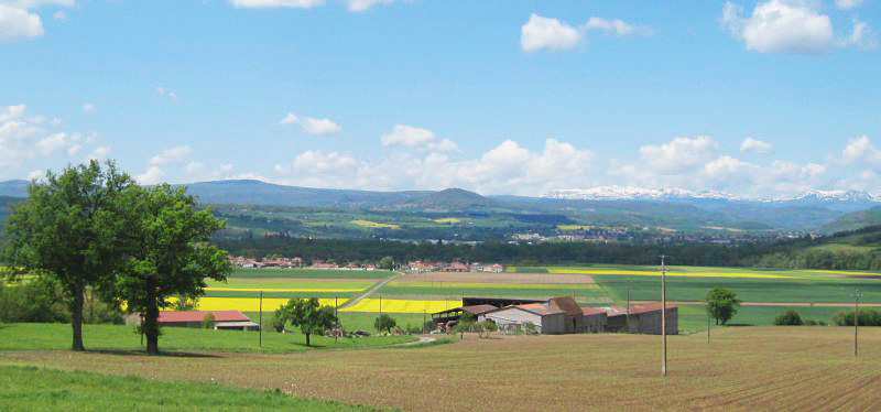 The countryside in Auvergne. Photo by Richard Frisbie