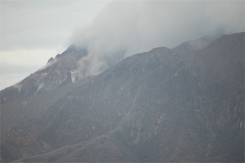 Volcano at Montserrat.