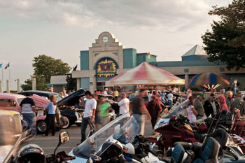 Ocean Beach Park in New London, CT offers family fun along a white sand beach.