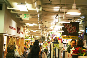 Cross Street Market is a popular spot for fresh food