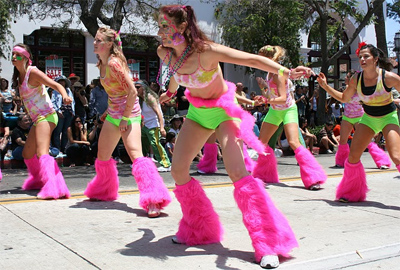 Solstice Parade in Santa Barbara.