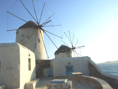 Windmills in the Greek Islands