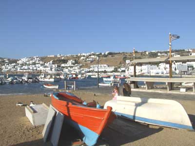 Mykonos harbor