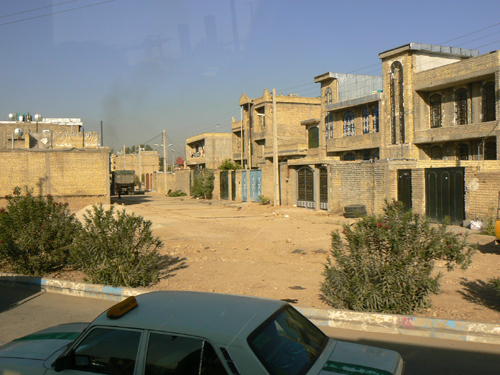 Street scene in Shiraz, Iran.