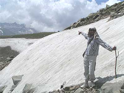 Atop Gulmarg Mountain