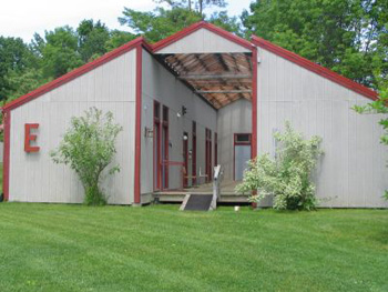 One of the residential modules at Snow Farm