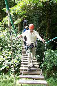 Exploring the jungle in Costa Rica