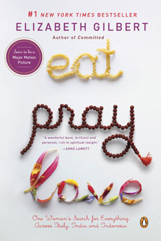 The original cover of Eat, Pray, Love