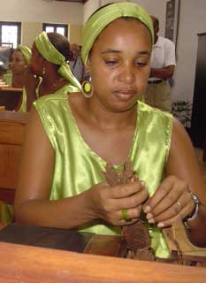 A cigarmaker in Cachoeira