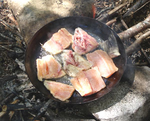 Trout in butter