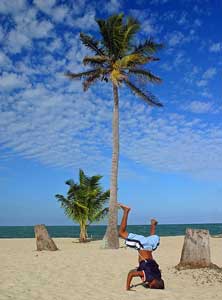 Having fun in Placencia