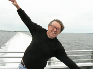 The Fast Ferry is indeed fast, going at a 42 mph clip up the coast to Martha's Vineyard.