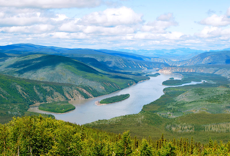An Aerial View Of The Yukon River Gonomad Travel