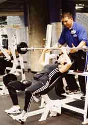 Travelers and airline staff are discovering the convenience of airport gymnasiums.