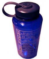 The Nalgene water bottle