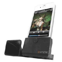 New for 2012: This rubber megaphone amplifies your iPhone and will never break!
