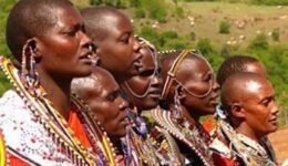 Maasai women in Kenya. Rene Bauer photo.