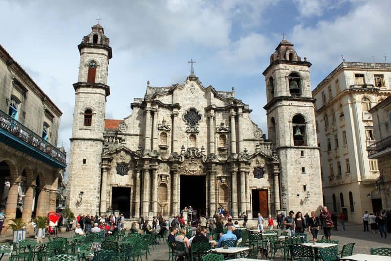 Cathedral of San Crisobal in Cuba.
