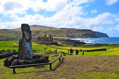 The mysterious and famous statues of Rapa Nui. Keith Hajovsky photos.