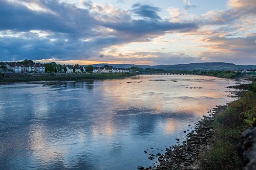 River Shannon in Ireland.