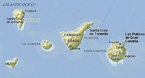 The Canary Islands: Destination Mini-guide 1 The Canaries are located just off of the coast of Morocco but are a part of Spain.