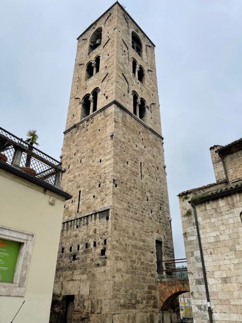 Learning Italian in Ascoli Piceno, Italy 5 One of Ascoli's many towers.