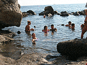 A public thermal pool in Ischia.