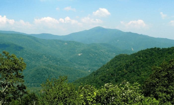 Cold Mountain, North Carolina, where the movie was filmed.