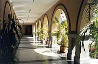 Courtyard at the University in Merida, Venezuela. 