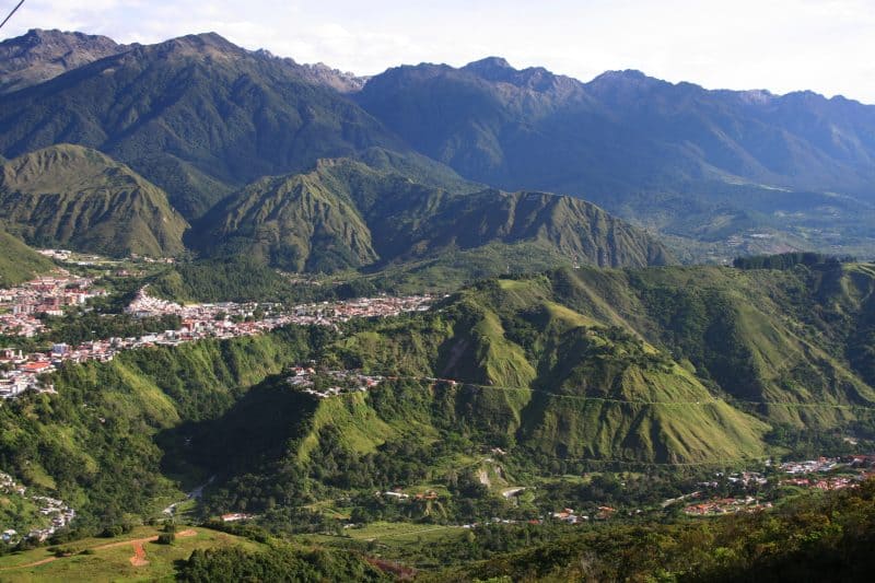 Tucked away in the Venezuelan Andes is the city of Merida where coca is grown. Photo courtesy of Venezuelan Tourism