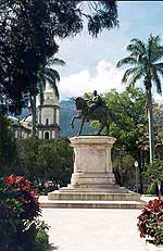 Plaza Bolivar, downtown Merida.