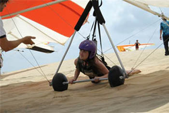 Hang gliding