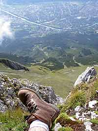 View from the summit at Nordkette, just outside of Innsbruck, Austria. photos by Max Hartshorne