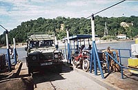 The ferry over to the island.