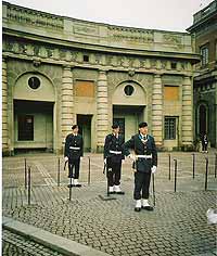 Palace guard in Stockholm.