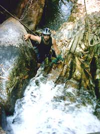 Going UP a Waterfall in Thailand.