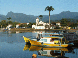 Paraty's historic harbor - Photos by Kent St. John